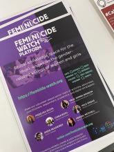 Femicide Watch Platform flyer